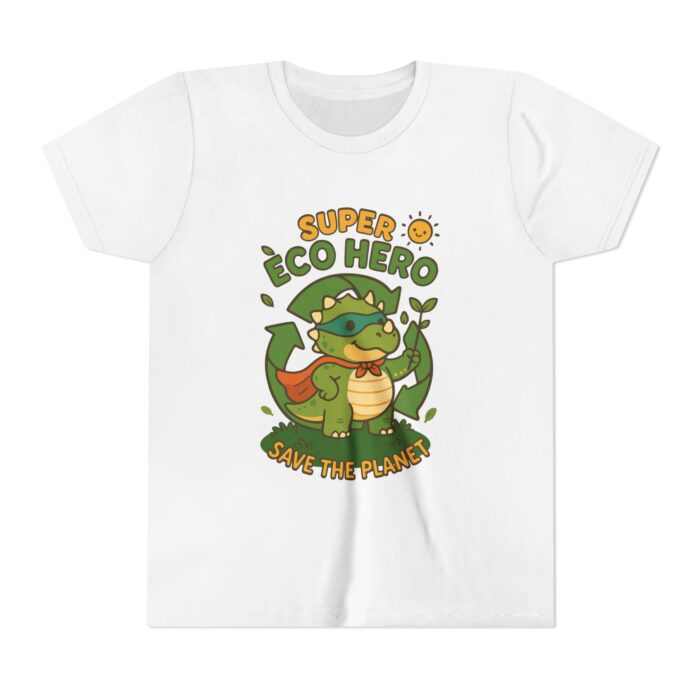 Eco Hero Youth Tee, Kids T-Shirt, Superhero Shirt, Green Living Gift, Earth Day Outfit, Nature Lover Clothing