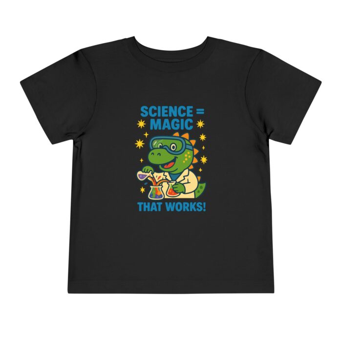 Toddler Science Magic Tee, Cute Dinosaur Shirt, Kids Birthday Gift, Playful Toddler Outfit, Science Theme Apparel - Image 2