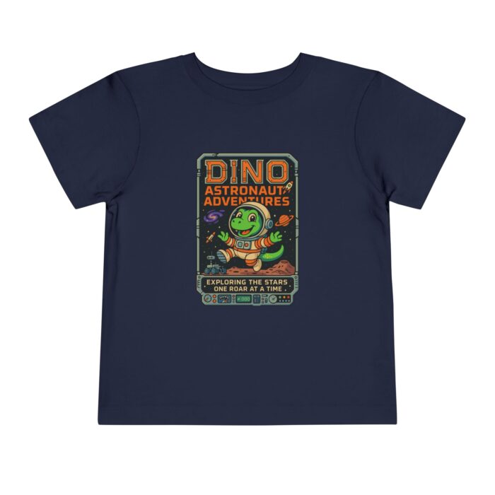 Dino Astronaut Toddler Tee  - Explore the Stars in Style! - Image 3