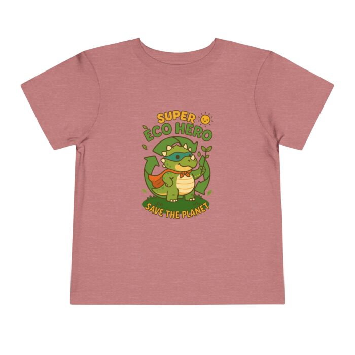 Eco Hero Toddler Tee, Kids T-Shirt, Superhero Shirt, Green Living Gift, Earth Day Outfit, Nature Lover Clothing - Image 2