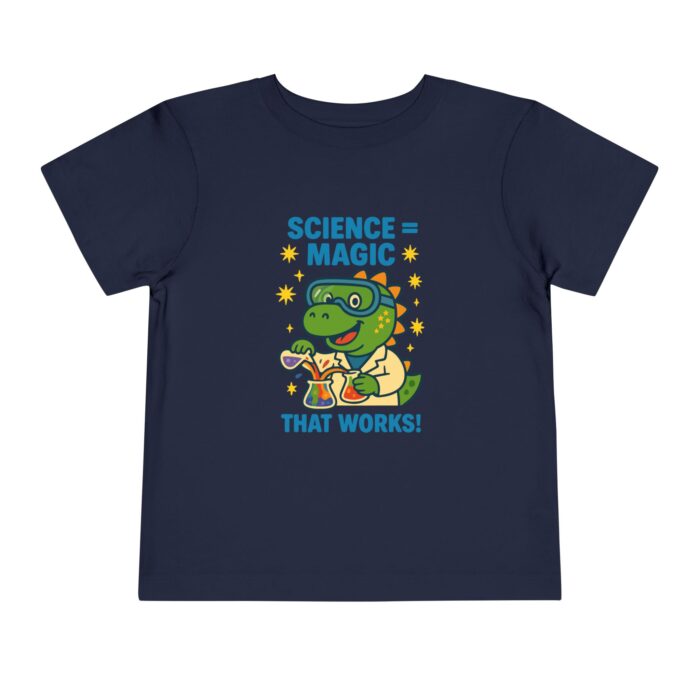 Toddler Science Magic Tee, Cute Dinosaur Shirt, Kids Birthday Gift, Playful Toddler Outfit, Science Theme Apparel - Image 5