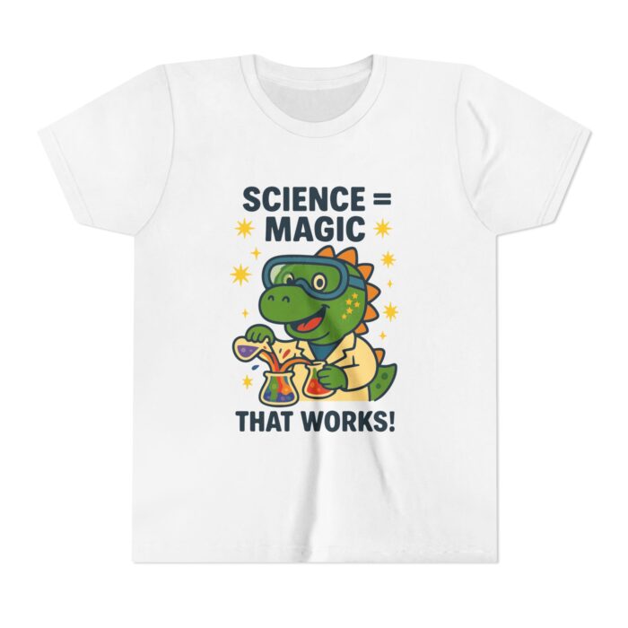 Dinosaur Science Magic Tee - Fun Short Sleeve T-Shirt for Young Learners