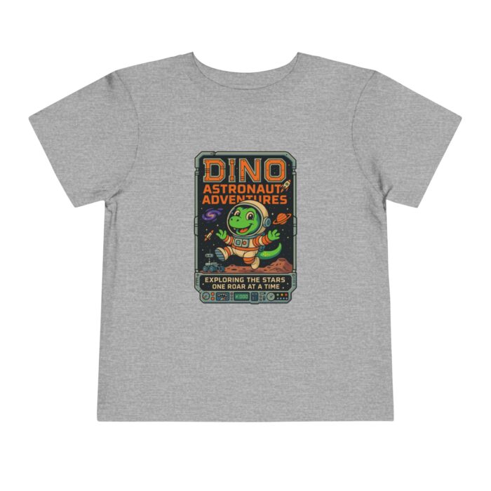 Dino Astronaut Toddler Tee  - Explore the Stars in Style! - Image 2